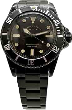 Amazon.co.jp: [ヴァーグウォッチカンパニー] 腕時計 BLK SUB(ブラック